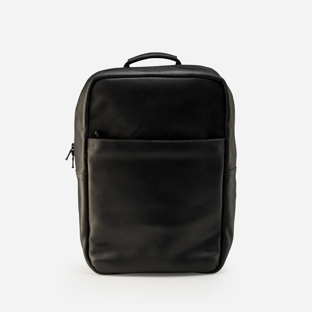 Parker Clay Mari Leather Backpack Travel Office Laptop Sleeve Bottle‎ Holder